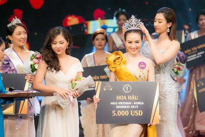 “Bó tay” với Hoa hậu doanh nhân Việt - Hàn 2019