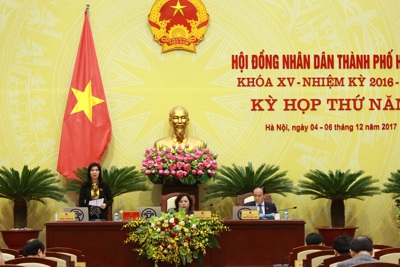 Thông qua nội dung mức chi thuộc thẩm quyền của HĐND Thành phố Hà Nội