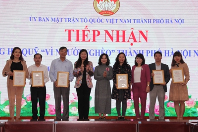 Quỹ "Vì người nghèo" TP Hà Nội tiếp nhận thêm 564 triệu đồng