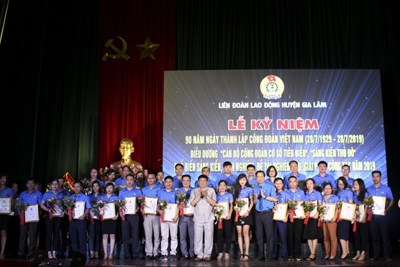 35 công đoàn viên huyện Gia Lâm đạt danh hiệu “Sáng kiến sáng tạo Thủ đô”