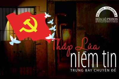 Trưng bày “Thắp lửa niềm tin”