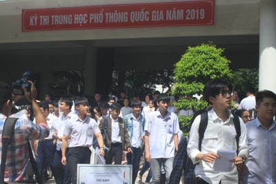 Thi THPT Quốc gia 2019: Đà Nẵng có 64 thí sinh vắng thi môn Toán