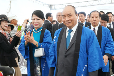 Thủ tướng Nguyễn Xuân Phúc dự lễ hội hoa sen Nhật Bản - Việt Nam