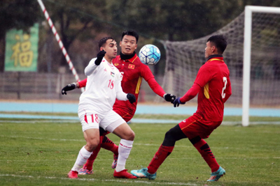 U23 Việt Nam hòa 1-1 U23 Palestine trong trận đấu "tổng duyệt"