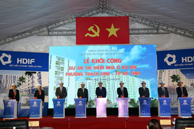 Phó Thủ tướng Vương Đình Huệ dự lễ khởi công dự án nhà ở xã hội