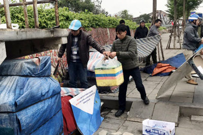 Quận Ba Đình: Hơn 1.000 người dọn vệ sinh đường phố