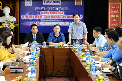 Tọa đàm trực tuyến: “Văn hóa doanh nhân quyết định sự phát triển bền vững của doanh nghiệp”