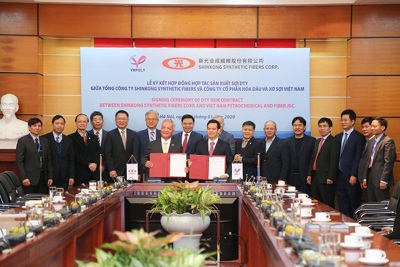 VNPOLY và SSFC ký hợp đồng sản xuất sợi DTY