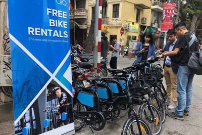 Triển khai thí điểm xe đạp điện chia sẻ người dùng tại quận Hoàn Kiếm