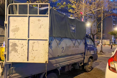 Hà Nội: Cảnh sát 141 phát hiện xe tải chở hơn 50.000 khẩu trang lậu đi tiêu thụ
