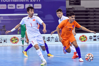 Tuyển futsal Việt Nam xếp thứ ba tại giải futsal quốc tế CFA 2017