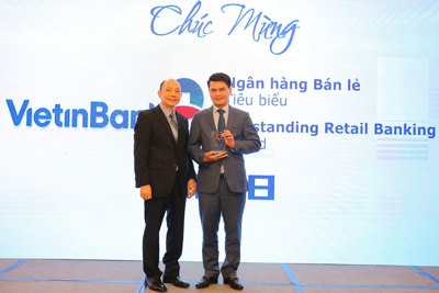 VietinBank nhận cú đúp giải thưởng bán lẻ năm 2018