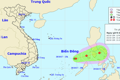 Xuất hiện vùng áp thấp trên Biển Đông, Nam Bộ mưa lớn