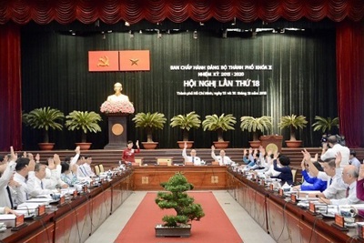 Bế mạc Hội nghị Thành ủy TP Hồ Chí Minh lần thứ 18 khóa X