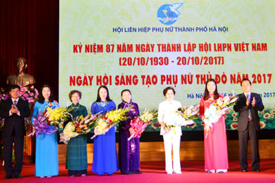 Ngày hội sáng tạo của phụ nữ Thủ đô năm 2017