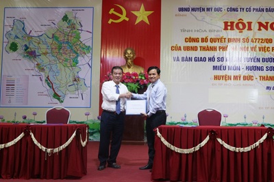 Tái khởi động dự án tuyến đường Miếu Môn - Hương Sơn