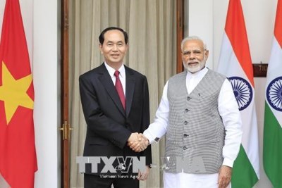 Chủ tịch nước Trần Đại Quang thăm cấp Nhà nước Ấn Độ: Mở rộng đầu tư hạ tầng, năng lượng