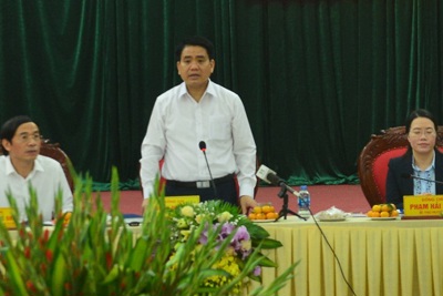 Chủ tịch Nguyễn Đức Chung: Mở rộng sản xuất nông nghiệp công nghệ cao tại Phú Xuyên