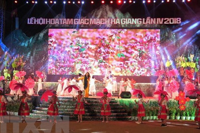 Khai mạc Lễ hội hoa tam giác mạch 2018 trên Cao nguyên đá Đồng Văn