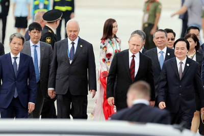 Tổng thống Nga Putin đến Đà Nẵng