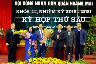 Hoàng Mai có Phó Chủ tịch UBND quận mới