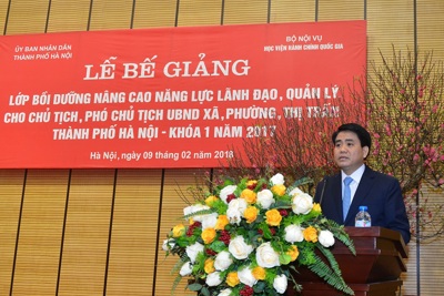 Chủ tịch Nguyễn Đức Chung: Vận dụng hiệu quả kiến thức lý luận vào thực tiễn từng địa phương