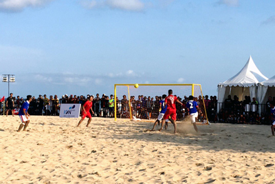 Tuyển bóng đá bãi biển Việt Nam đánh bại Malaysia sau màn rượt đuổi tỷ số kịch tính