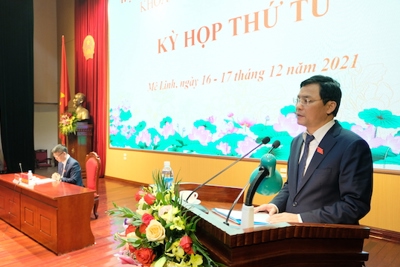 Huyện Mê Linh hoàn thành vượt kế hoạch 5/15 chỉ tiêu phát triển TP Hà Nội giao năm 2021