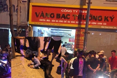 3 đối tượng đi ô tô cướp tiệm vàng ở thành phố Sơn La