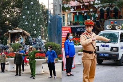 Công an Hà Nội: Đảm bảo an ninh trật tự để người dân Thủ đô đón Noel 2021