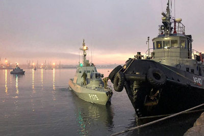 Điện Kremlin bác yêu cầu của Mỹ về việc thả các thủy thủ tàu Ukraine