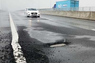 VEC thừa nhận cao tốc Đà Nẵng - Quảng Ngãi tiếp tục bị hư hỏng