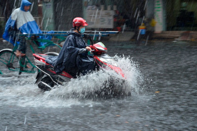 Bắc Bộ tiếp tục mưa do ảnh hưởng của hoàn lưu siêu bão Mangkhut