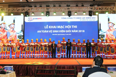 Khai mạc Hội thi An toàn vệ sinh viên giỏi năm 2018 - Hãy nghĩ về an toàn trước khi hành động