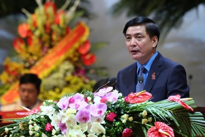 Đồng chí Bùi Văn Cường tái đắc cử Chủ tịch Tổng LĐLĐ Việt Nam khóa XII