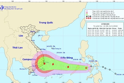 Nam Trung Bộ đón cơn bão thứ 2 trong vòng 1 tuần