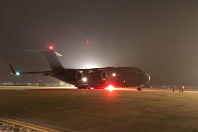 Máy bay vận tải quân sự Australia chuyển Bệnh viện dã chiến cấp 2 đầu tiên của Việt Nam tới Nam Sudan
