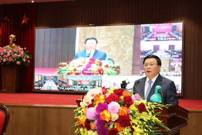 Giám đốc Học viện Chính trị quốc gia Hồ Chí Minh Nguyễn Xuân Thắng nêu ba việc lớn để Hà Nội phát triển bền vững
