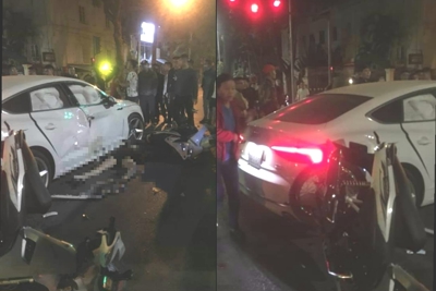 Điều tra vụ xe Audi gây tai nạn khiến 3 người thương vong trên phố Phan ChuTrinh