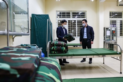 Quận Hoàn Kiếm: Trạm y tế lưu động thu dung, điều trị người bệnh Covid-19 sẵn sàng đón bệnh nhân từ tối 13/12