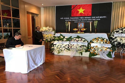 Lễ viếng nguyên Tổng Bí thư Đỗ Mười tại Thái Lan và Hàn Quốc