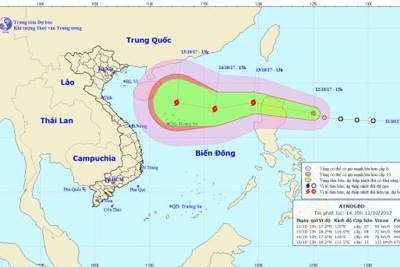 Sẵn sàng ứng phó áp thấp nhiệt đới sau mưa lớn