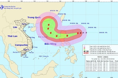 Siêu bão Yutu liệu có trở thành cơn bão số 7 và ảnh hưởng tới Việt Nam?