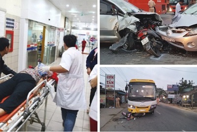 Tai nạn giao thông cướp đi sinh mạng gần 200 người trong đợt nghỉ Tết