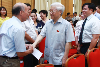Cử tri Hà Nội gửi 30 nhóm kiến nghị tới Quốc hội