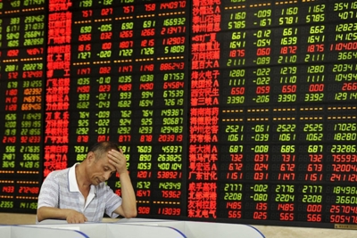 Cổ phiếu châu Á ngập sắc đỏ do áp lực bán tháo trên sàn Phố Wall