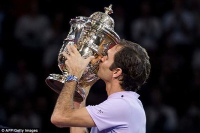 Federer ngược dòng đẳng cấp vô địch Basel Open 2017