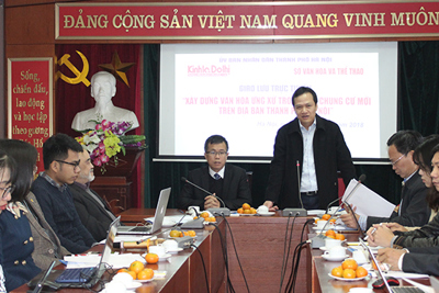 Tọa đàm “Xây dựng văn hóa ứng xử trong khu chung cư mới trên địa bàn TP Hà Nội”