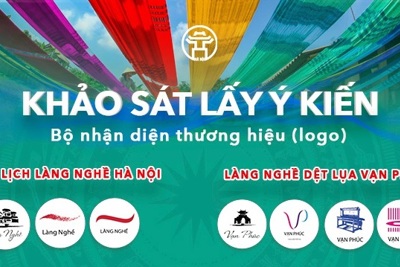 Khảo sát lấy ý kiến logo du lịch làng nghề Hà Nội, làng lụa Vạn Phúc