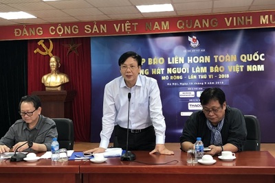 43 đơn vị tham gia liên hoan Tiếng hát người làm báo Việt Nam mở rộng năm 2018